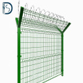 PVC galvanized   Low carbon steel mesh Bend fence